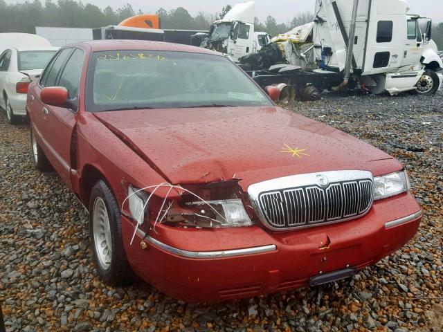 2MEFM75W4YX711443 - 2000 MERCURY GRAND MARQ RED photo 1