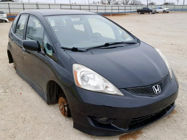 JHMGE8H47AC017253 - 2010 HONDA FIT SPORT BLACK photo 1