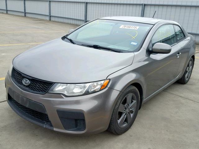 KNAFU6A26C5643314 - 2012 KIA FORTE EX GRAY photo 2