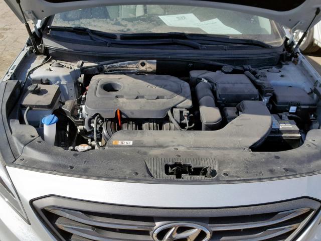 5NPE34AFXFH045871 - 2015 HYUNDAI SONATA SPO SILVER photo 7