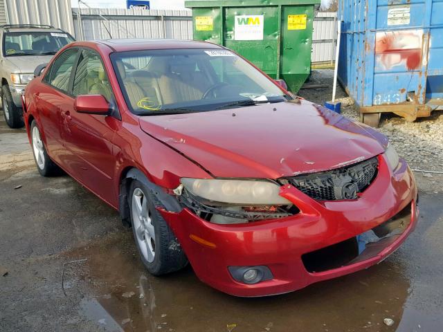 1YVHP80D565M54475 - 2006 MAZDA 6 S MAROON photo 1