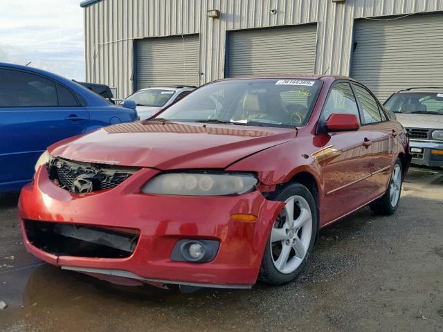 1YVHP80D565M54475 - 2006 MAZDA 6 S MAROON photo 2