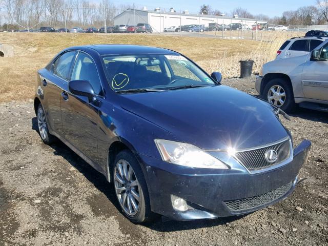 JTHCK262462000476 - 2006 LEXUS IS 250 BLUE photo 1