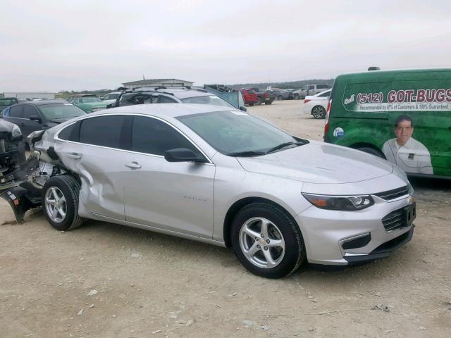 1G1ZB5ST5JF252890 - 2018 CHEVROLET MALIBU LS SILVER photo 1