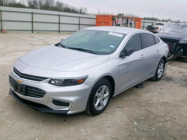 1G1ZB5ST5JF252890 - 2018 CHEVROLET MALIBU LS SILVER photo 2