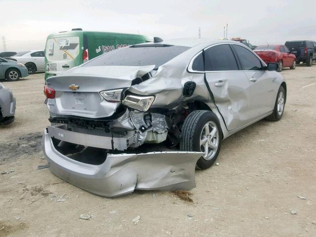 1G1ZB5ST5JF252890 - 2018 CHEVROLET MALIBU LS SILVER photo 4