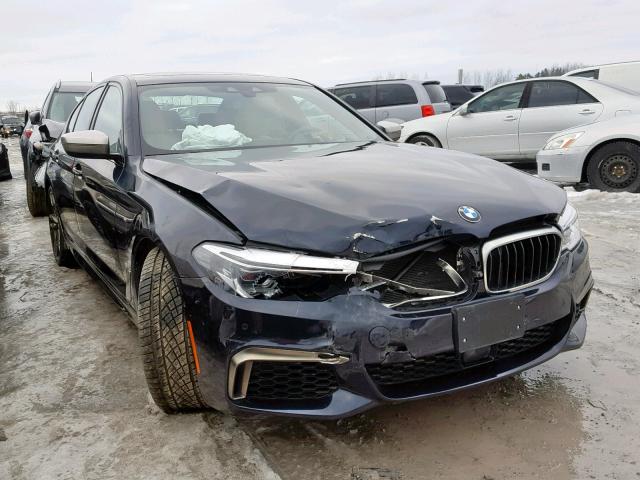 WBAJB9C59JG463738 - 2018 BMW M550XI BLACK photo 1