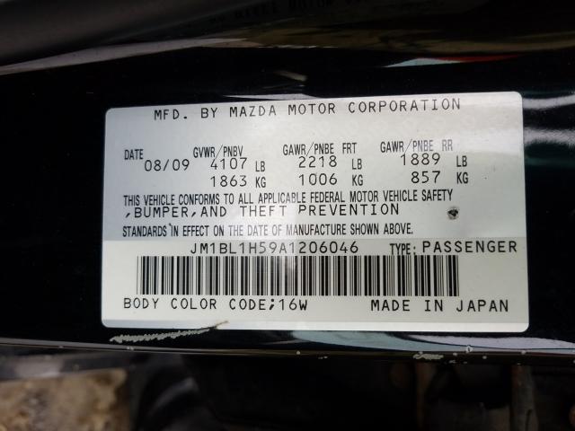 JM1BL1H59A1206046 - 2010 MAZDA 3 S  photo 10