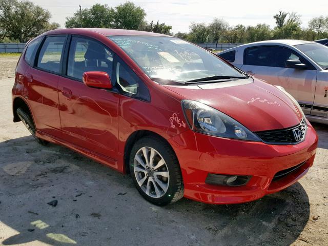 JHMGE8H52CC016779 - 2012 HONDA FIT SPORT RED photo 1