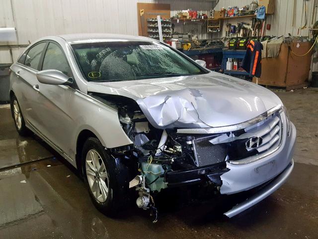 5NPEB4ACXDH647689 - 2013 HYUNDAI SONATA GLS SILVER photo 1