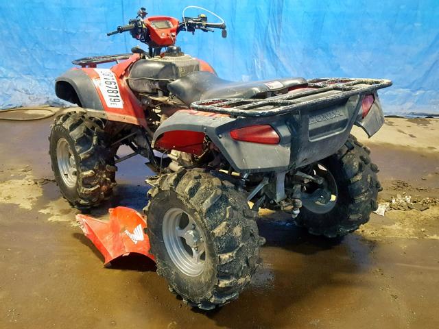 1HFTE330874200855 - 2007 HONDA TRX680 FA RED photo 3