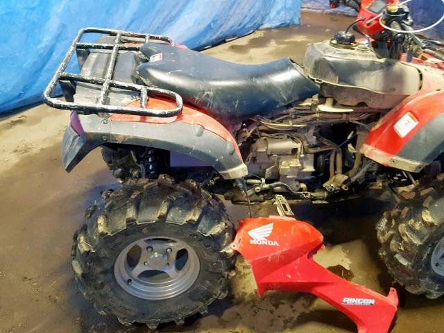 1HFTE330874200855 - 2007 HONDA TRX680 FA RED photo 6