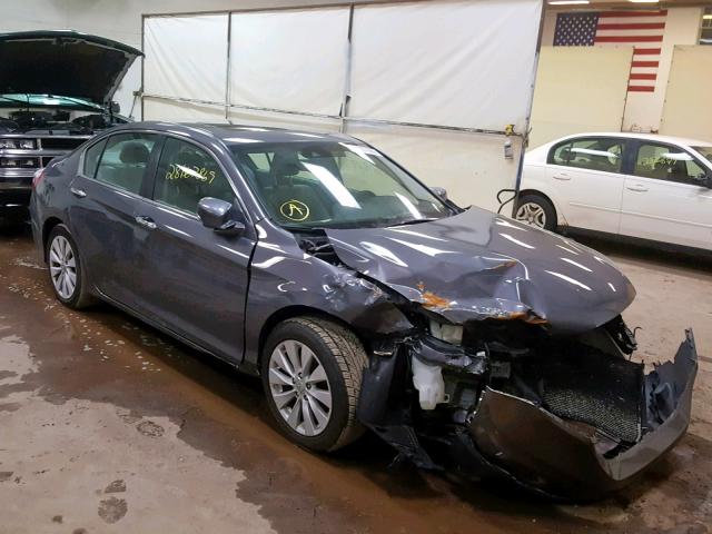 1HGCR2F81FA071000 - 2015 HONDA ACCORD EXL GRAY photo 1