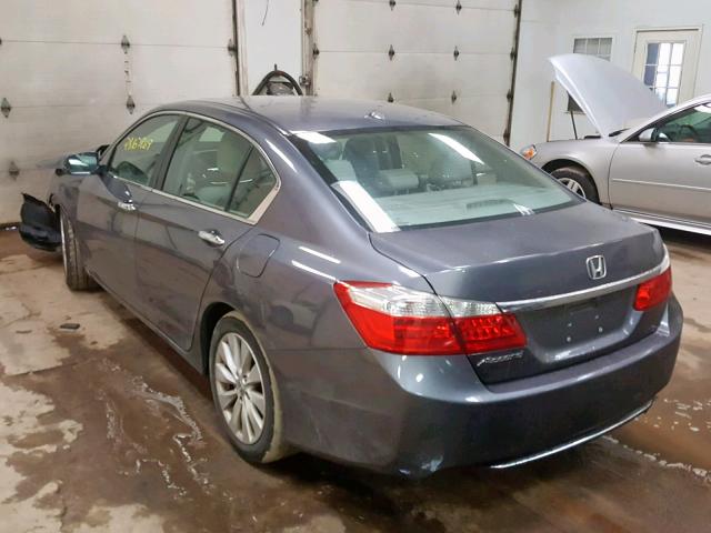 1HGCR2F81FA071000 - 2015 HONDA ACCORD EXL GRAY photo 3