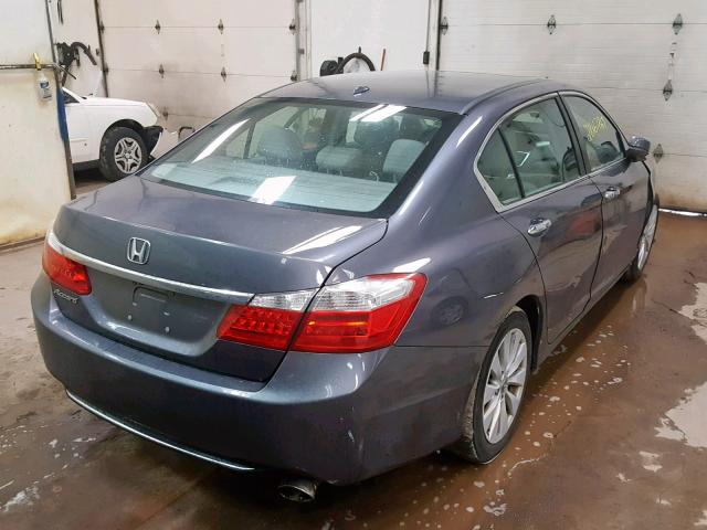 1HGCR2F81FA071000 - 2015 HONDA ACCORD EXL GRAY photo 4