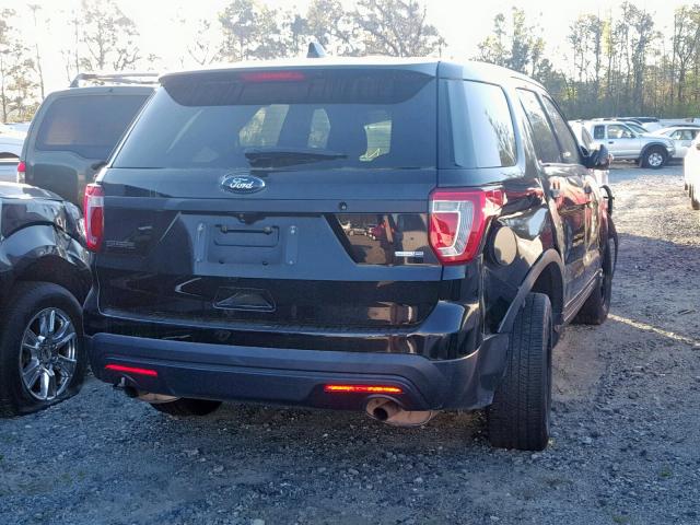 1FM5K8AR8GGB44615 - 2016 FORD EXPLORER P BLACK photo 4