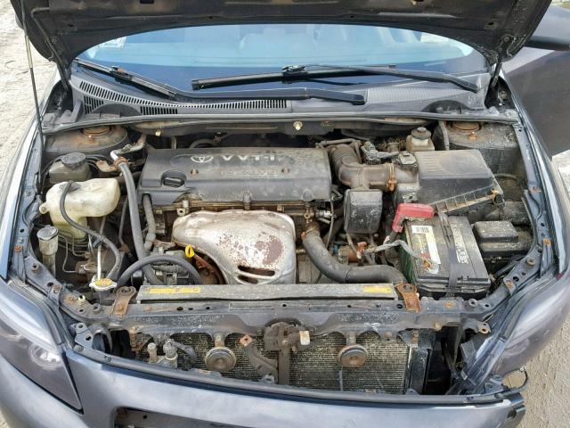 JTKDE177450053571 - 2005 TOYOTA SCION TC ნაცრისფერი ფოტო 7