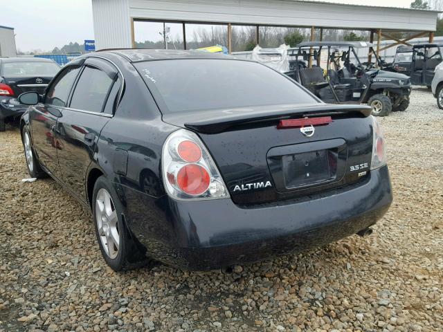 1N4BL11DX6N436900 - 2006 NISSAN ALTIMA SE BLACK photo 3