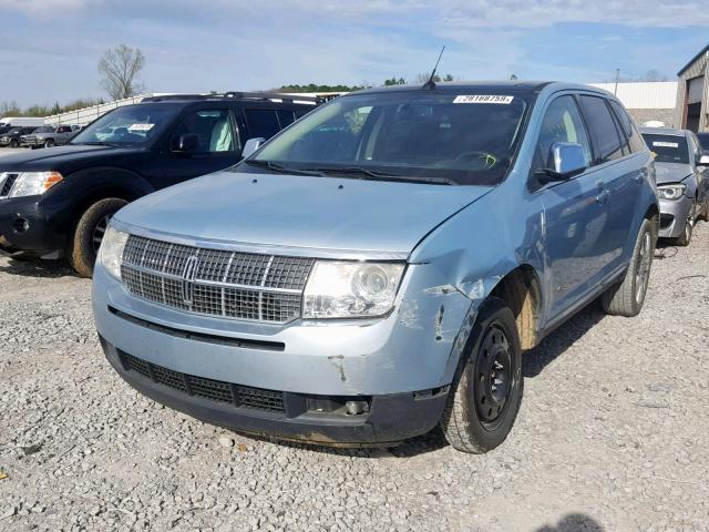 2LMDU68C78BJ03448 - 2008 LINCOLN MKX BLUE photo 2