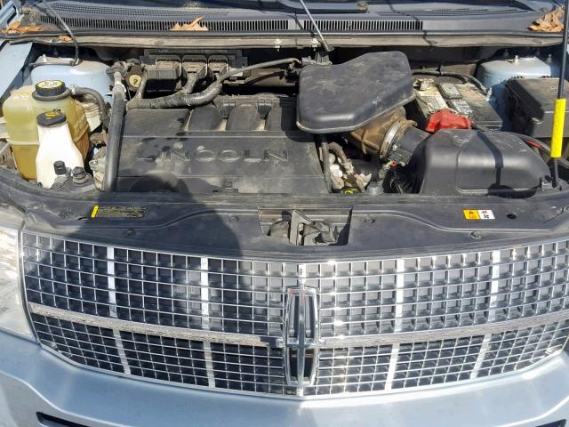 2LMDU68C78BJ03448 - 2008 LINCOLN MKX BLUE photo 7