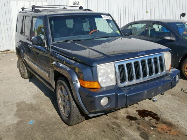 1J8HG68257C535723 - 2007 JEEP COMMANDER BLUE photo 1