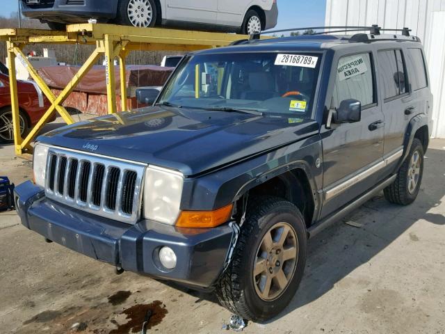 1J8HG68257C535723 - 2007 JEEP COMMANDER BLUE photo 2