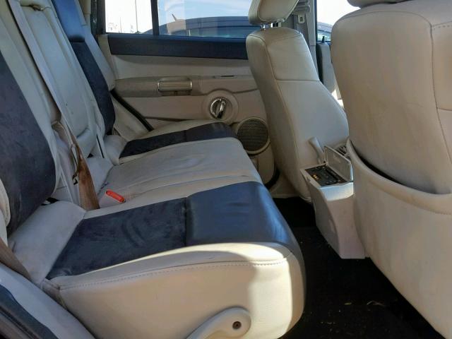 1J8HG68257C535723 - 2007 JEEP COMMANDER BLUE photo 6