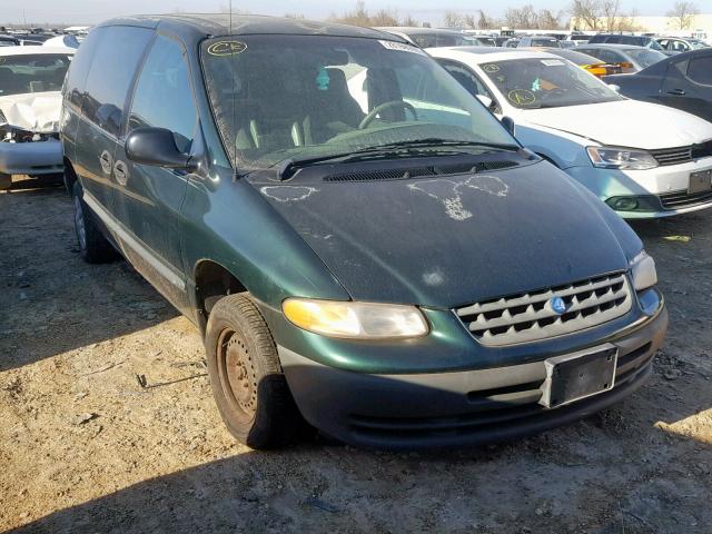 2P4FP2533TR734111 - 1996 PLYMOUTH VOYAGER GREEN photo 1