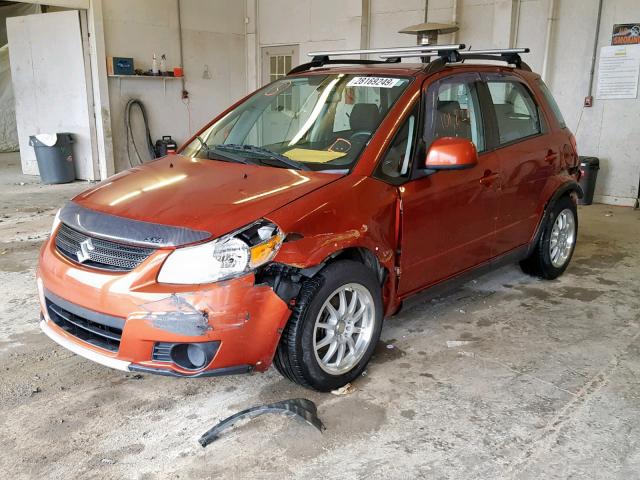 JS2YB413175104609 - 2007 SUZUKI SX4 ORANGE photo 2