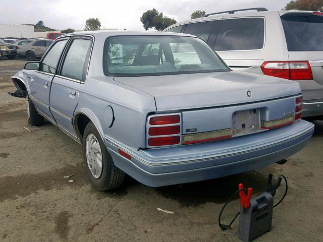 1G3AG55M9R6338015 - 1994 OLDSMOBILE CUTLASS CI 蓝色 照片 3