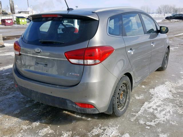 KNAHU8A30E7028018 - 2014 KIA RONDO GRAY photo 4