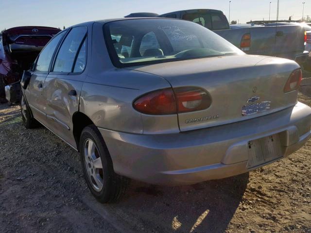 1G1JF524927429060 - 2002 CHEVROLET CAVALIER L GRAY photo 3