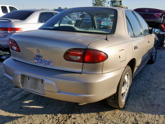 1G1JF524927429060 - 2002 CHEVROLET CAVALIER L GRAY photo 4