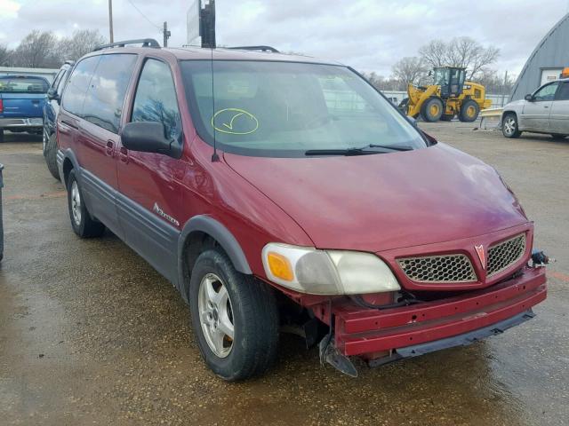 1GMDX03E74D186814 - 2004 PONTIAC MONTANA MAROON photo 1