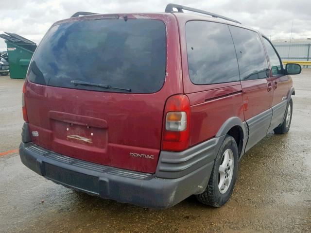 1GMDX03E74D186814 - 2004 PONTIAC MONTANA MAROON photo 4