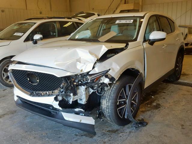 JM3KFADL1H0226567 - 2017 MAZDA CX-5 GRAND WHITE photo 2