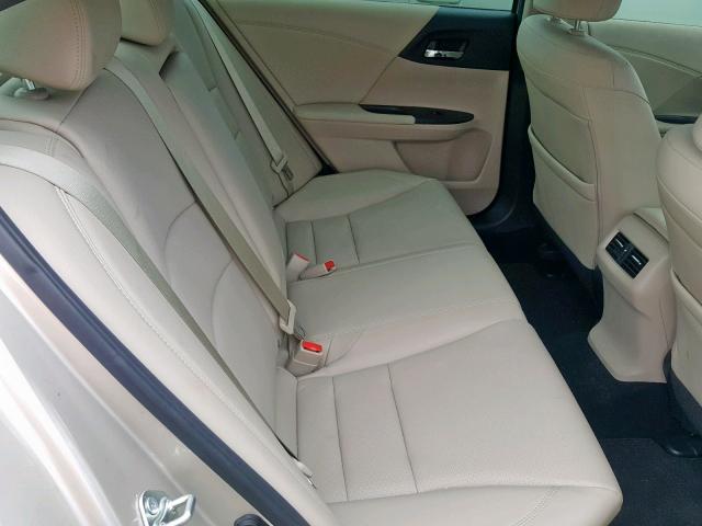 1HGCR2F8XHA088610 - 2017 HONDA ACCORD EXL BEIGE photo 6