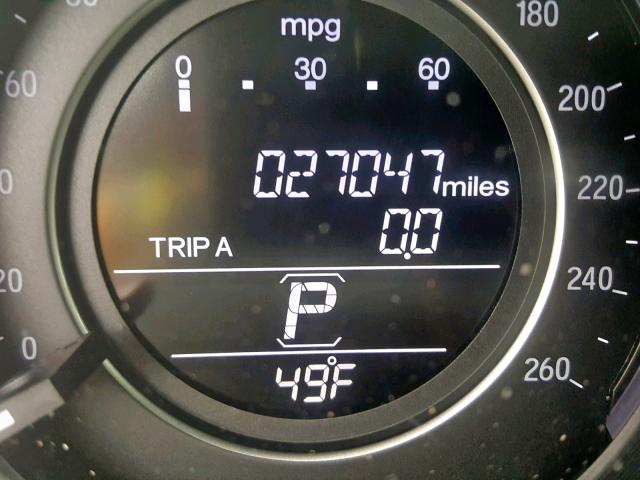 1HGCR2F8XHA088610 - 2017 HONDA ACCORD EXL BEIGE photo 8