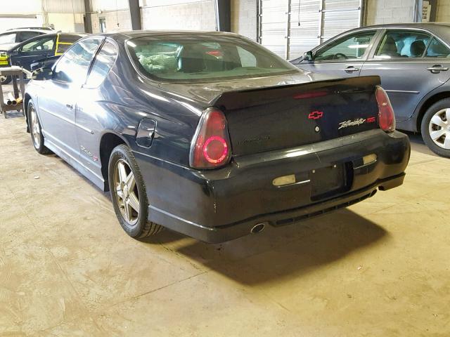 2G1WZ151049376791 - 2004 CHEVROLET MONTE CARL BLACK photo 3