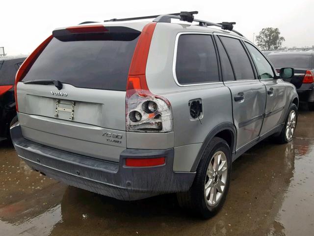 YV1CZ91H941086186 - 2004 VOLVO XC90 T6 SILVER photo 4