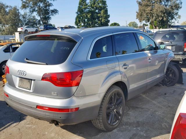 WA1BY74L08D053147 - 2008 AUDI Q7 3.6 QUA GRAY photo 4