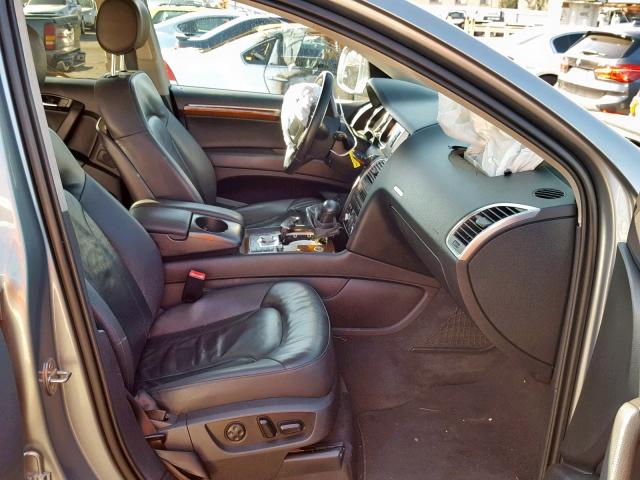 WA1BY74L08D053147 - 2008 AUDI Q7 3.6 QUA GRAY photo 5