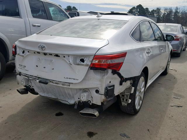 4T1BK1EB0DU005115 - 2013 TOYOTA AVALON BAS WHITE photo 4