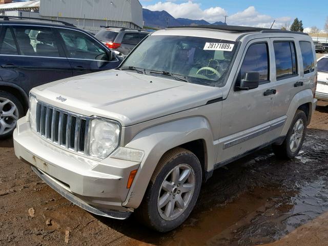 1J8GP58K48W173597 - 2008 JEEP LIBERTY LI SILVER photo 2