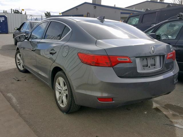 19VDE1F33DE019156 - 2013 ACURA ILX 20 GRAY photo 3