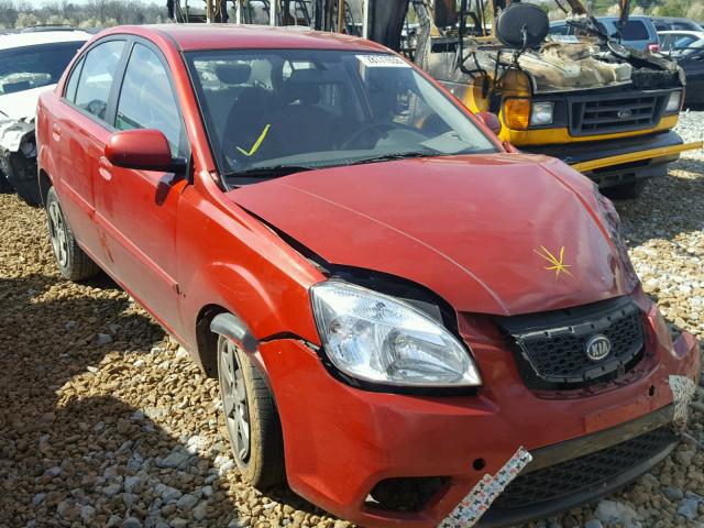 KNADH4A3XA6680480 - 2010 KIA RIO LX RED photo 1