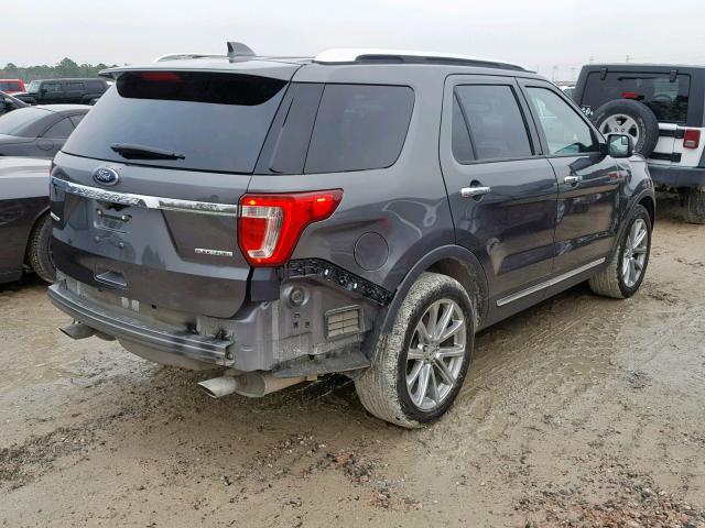 1FM5K7F87GGA87897 - 2016 FORD EXPLORER L BLACK photo 4