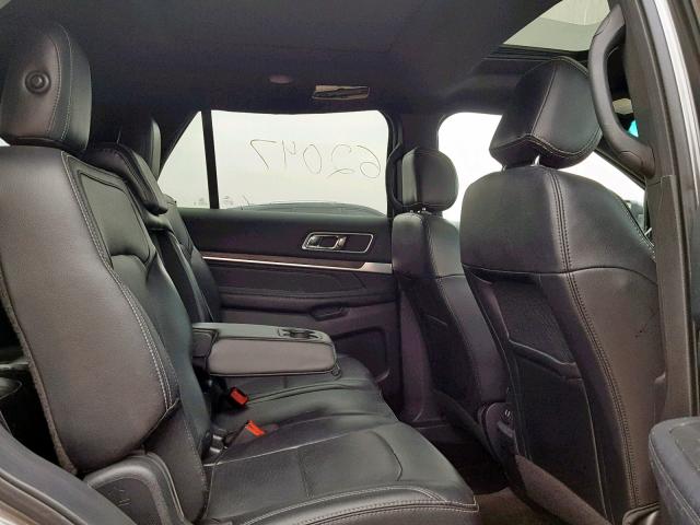 1FM5K7F87GGA87897 - 2016 FORD EXPLORER L BLACK photo 6