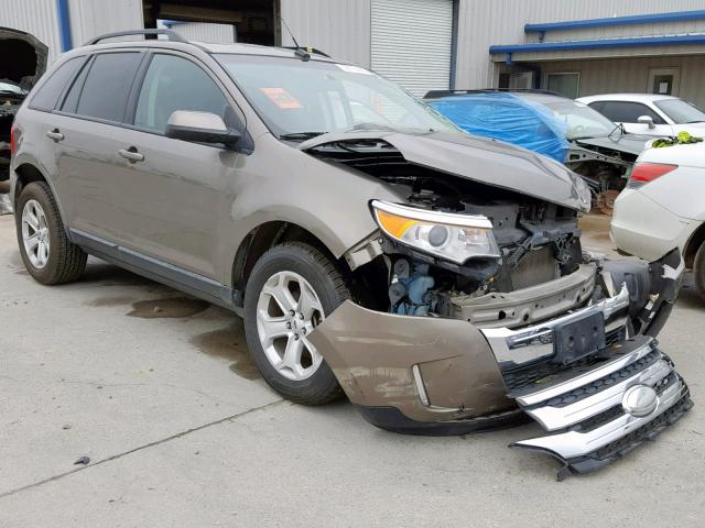 2FMDK3JC5CBA66922 - 2012 FORD EDGE SEL BROWN photo 1