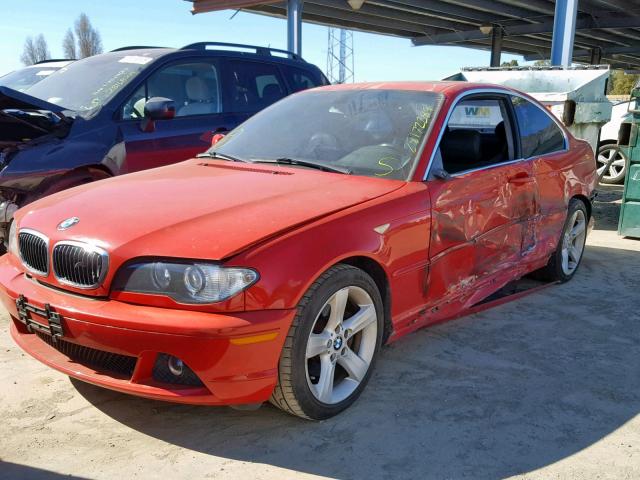WBABV134X4JT20115 - 2004 BMW 325 CI SUL RED photo 2